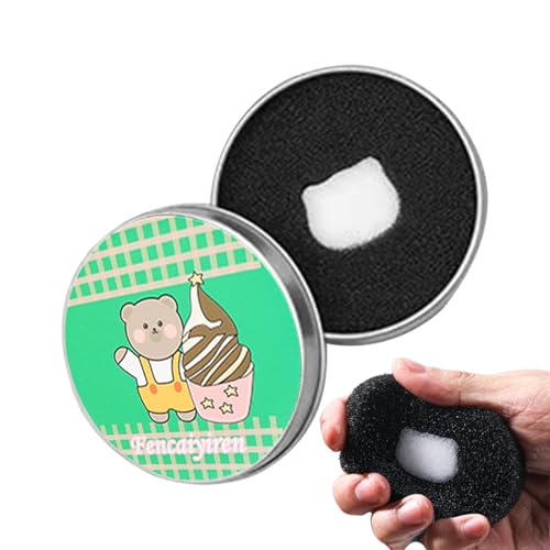 Color Removal Cleaner Sponge, Eye Shadow & Blush Color Remover, Portable Iron Makeup Brush Cleaner for Quick Use, Eliminates Drying Time, 7.8x2cm & 8x3cm for Versatile Application Color Removal Cleaner Sponge, Eye Shadow & Blush Color Remover, Portable Iron Makeup Brush Cleaner for Quick Use, Eliminates Drying Time, 7.8x2cm & 8x3cm for Versatile Application von Gvblkq