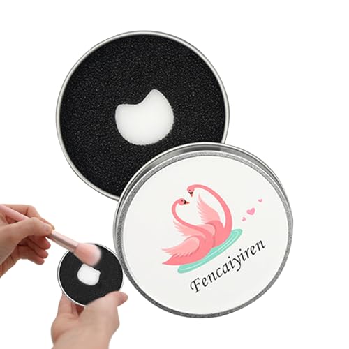 Color Removal Cleaner Sponge, Eye Shadow & Blush Color Remover, Portable Iron Makeup Brush Cleaner for Quick Use, Eliminates Drying Time, 7.8x2cm & 8x3cm for Versatile Application Color Removal Cleaner Sponge, Eye Shadow & Blush Color Remover, Portable Iron Makeup Brush Cleaner for Quick Use, Eliminates Drying Time, 7.8x2cm & 8x3cm for Versatile Application von Gvblkq