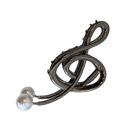 Gvblkq Metall-Haarspangen für Damen, ausgefallene Haarnadeln für Frauen, rutschfeste Metall-Haarnadeln, Musiknoten-Haarklammer, Musiknoten-Haarspange, ausgefallene Haarspange für Mädchen, von Gvblkq