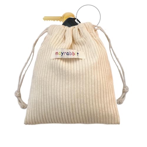 Kleine Make-up-Tasche mit Kordelzug, Reise-Kulturbeutel, Organizer, Kord, kompakte Kosmetiktasche, exquisiter Kordelzug, süße Reise-Geldbörse für Schmuck, Haarspangen und Brillen, 16 x 14 cm, Cremig Kleine Make-up-Tasche mit Kordelzug, Reise-Kulturbeutel, Organizer, Kord, kompakte Kosmetiktasche, exquisiter Kordelzug, süße Reise-Geldbörse für Schmuck, Haarspangen und Brillen, 16 x 14 cm, Cremig von Gvblkq