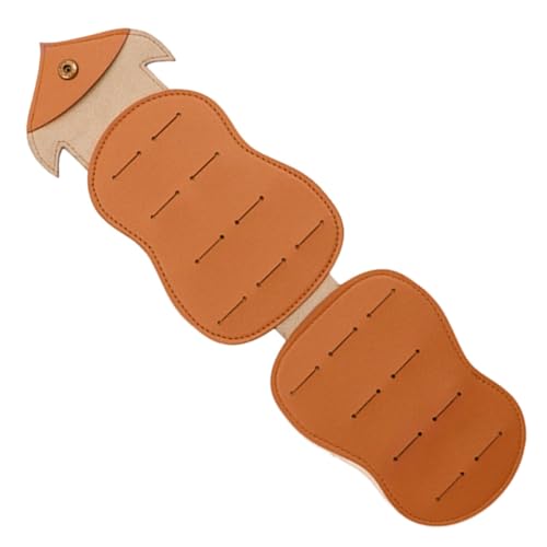 Owl Guitar Pick Case, PU Leather Guitar Plectrum Case, Animal Shape Guitar Pick Organizer, Guitar Pick Case with 18 Slots, Musician Accessories Pick Holder, Portable Guitar Pick Organizer Box von Gvblkq