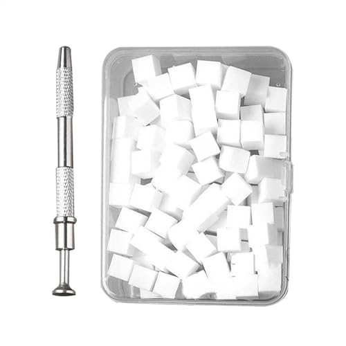 Soft Nail Sponges, Cosmetic Foam Sponges with Grabbing Pen, Easy Polish Transfer and Blending Tool for Gradient Designs, Manicure Supplies for Lovers, 100pcs Soft Nail Sponges, Cosmetic Foam Sponges with Grabbing Pen, Easy Polish Transfer and Blending Tool for Gradient Designs, Manicure Supplies for Lovers, 100pcs von Gvblkq