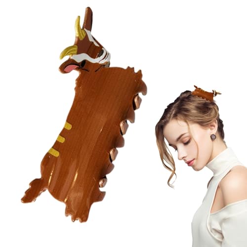 Stilvolle Acryl-Haarnadel, bunte Haarspange für Partys, einzigartige Haarspangen-Designs, Tierform, Statement-Haarspange, Thanksgiving-Haarschmuck, vielseitige Haarspangen für alle Okka-Modelle von Gvblkq