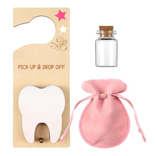 Tooth Holder Pouch, Baby Teeth Keepsake Container, Soft Saver, Exquisite Souvenir Storage, Cute Goodie Bag for Boys and Girls, Perfect Bedroom Display Case and Cherished Gift von Gvblkq
