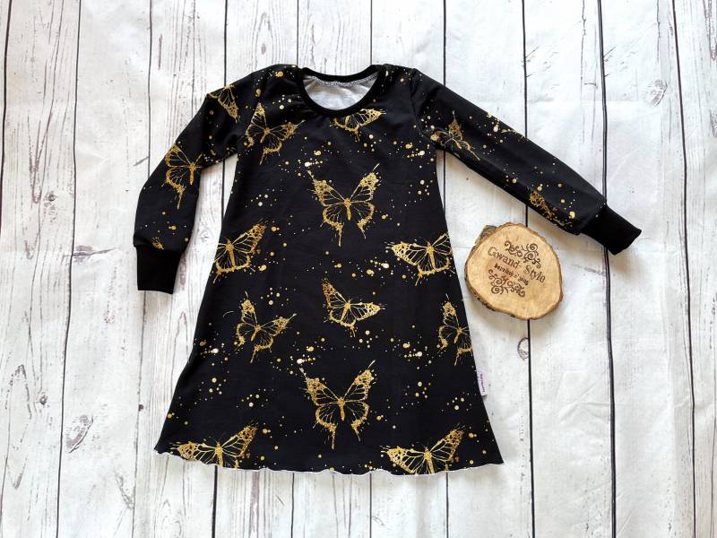 Kinderkleid Gr. 110, Langarm von GwandStyle
