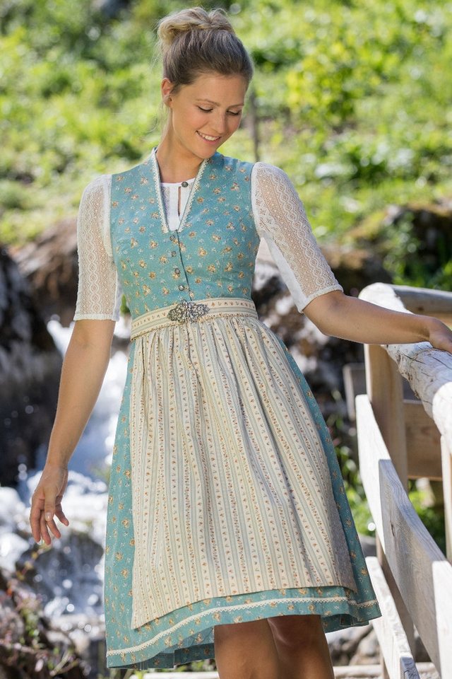 Gwandlalm Dirndl Retro Dirndl 2tlg. - LAUTERTAL - aqua von Gwandlalm