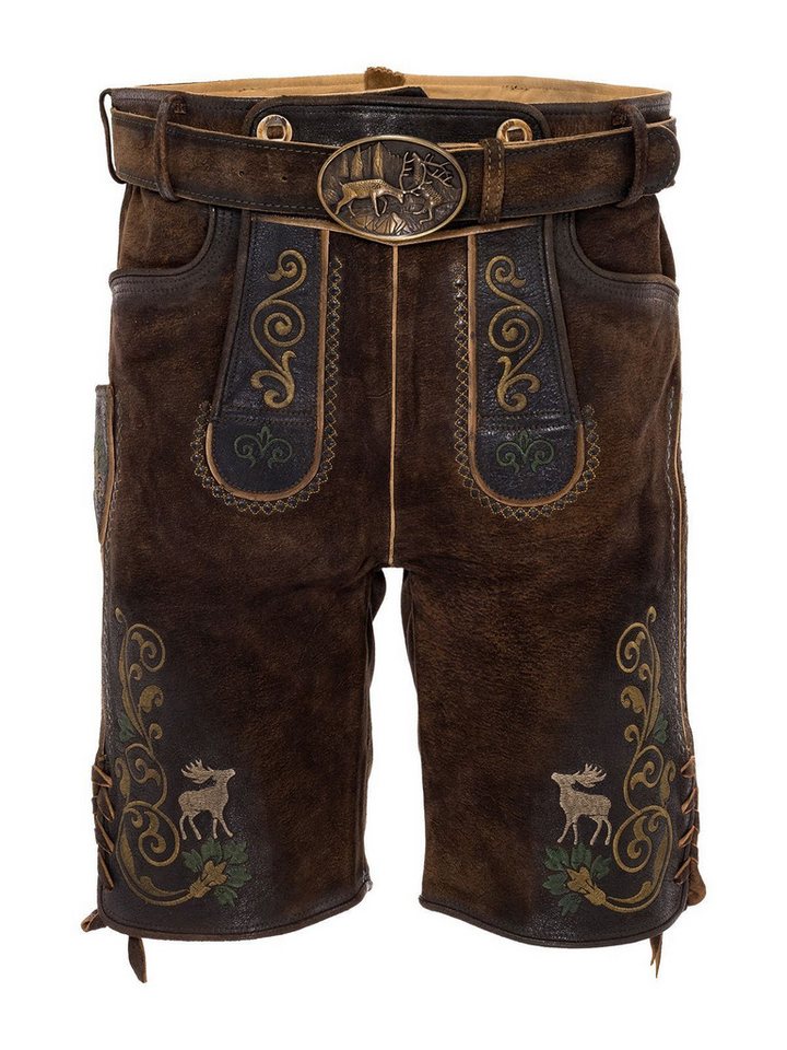 Gwandler Trachtenlederhose XAVER-gespeckt von Gwandler