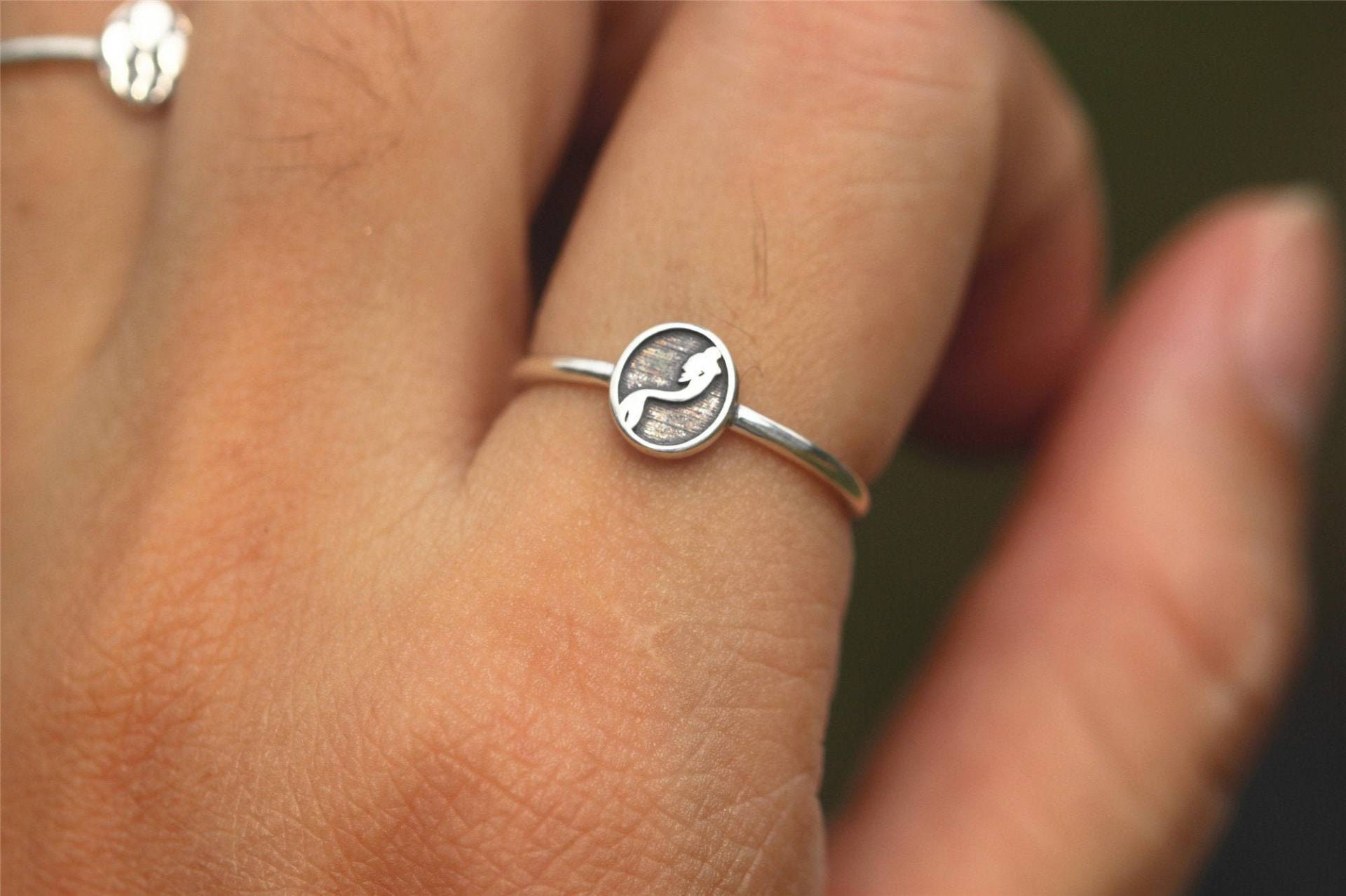 925 Silber Meerjungfrau Ring von GwenShopArt