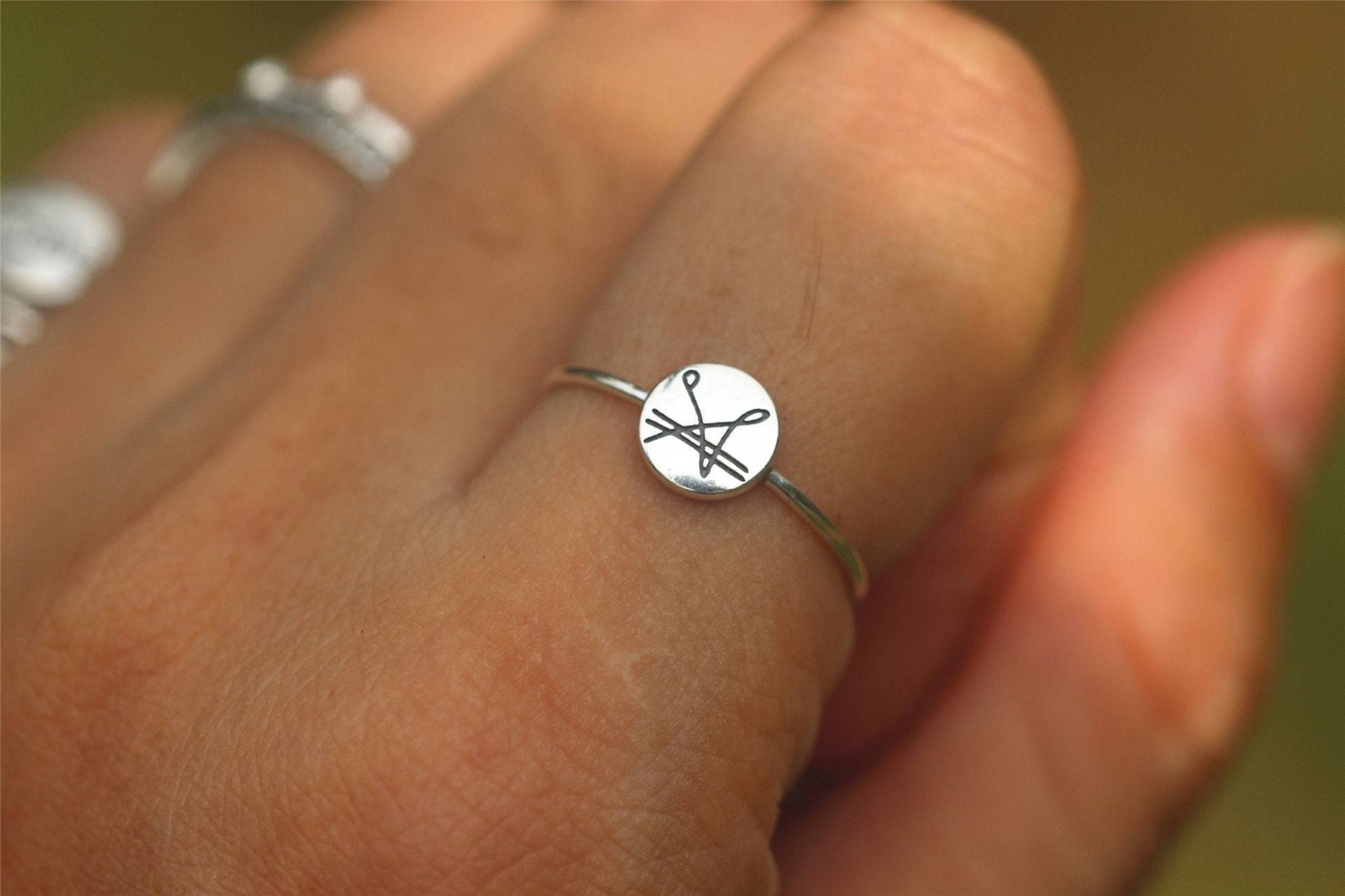 925 Silber Verrines Sigil Ring von GwenShopArt