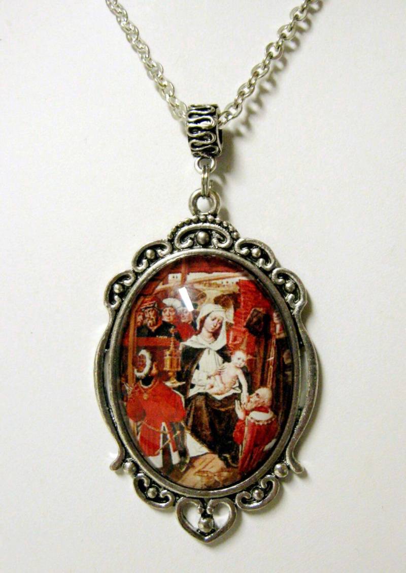 Anbetung Der Könige-Anhänger Und Kette - Ap09-044 von Gwendysgems