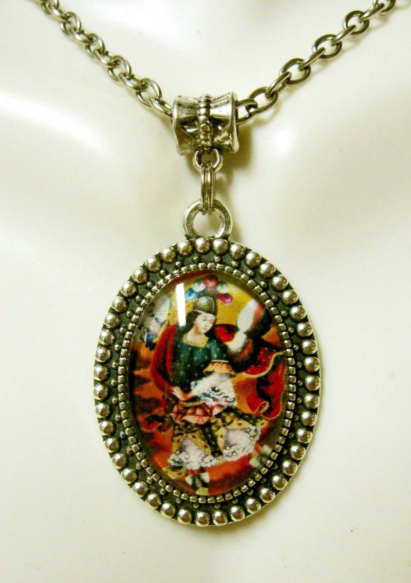 Cusco Erzengel Michael Anhänger Und Kette - Ap05-135 von Gwendysgems