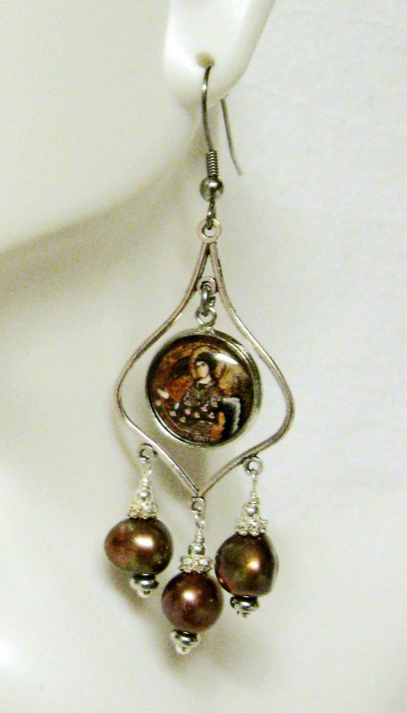 Engel Kronleuchter Ohrringe Aus Dem 12.jh. - E0160-6 von Gwendysgems