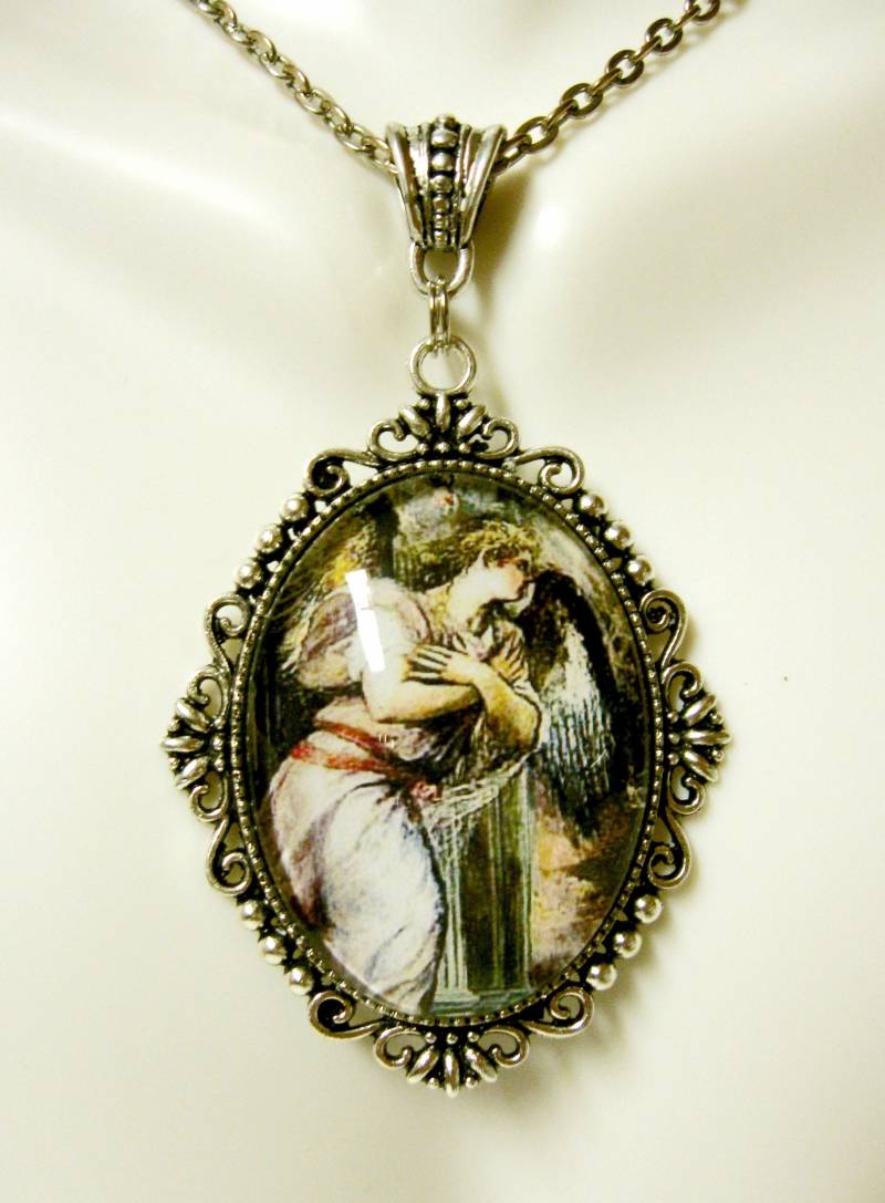 Erzengel Gabriel Anhänger Und Kette - Ap09-008 von Gwendysgems