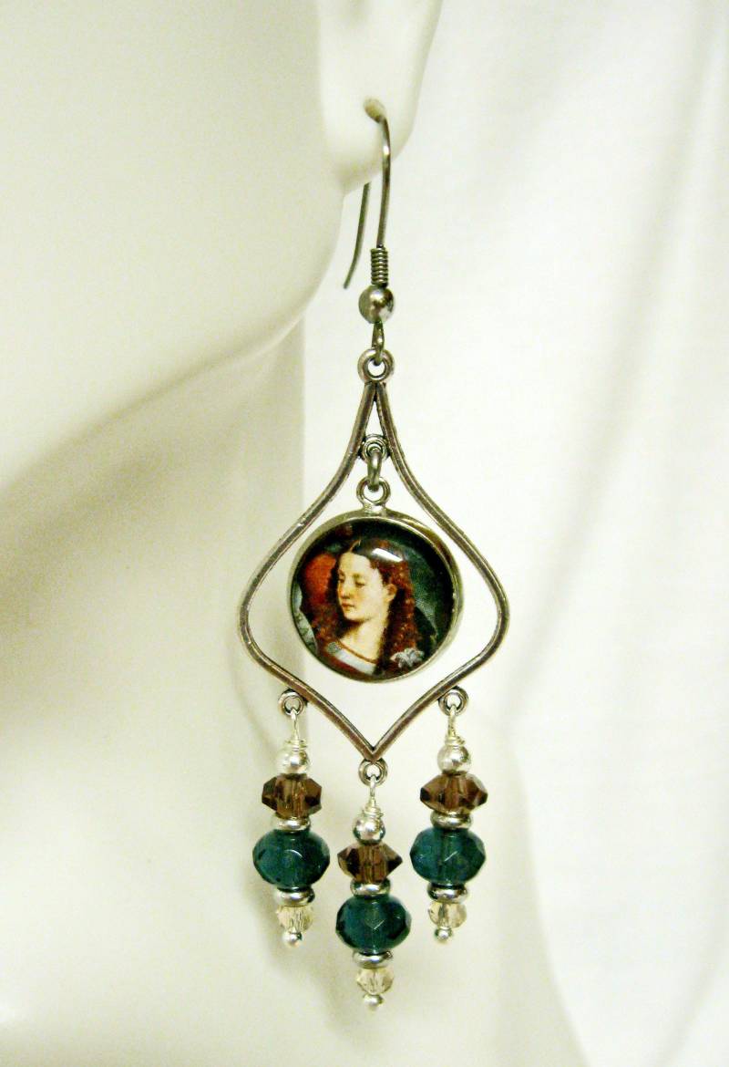 Erzengel Gabriel Kronleuchter Ohrringe - E0160-014 von Gwendysgems