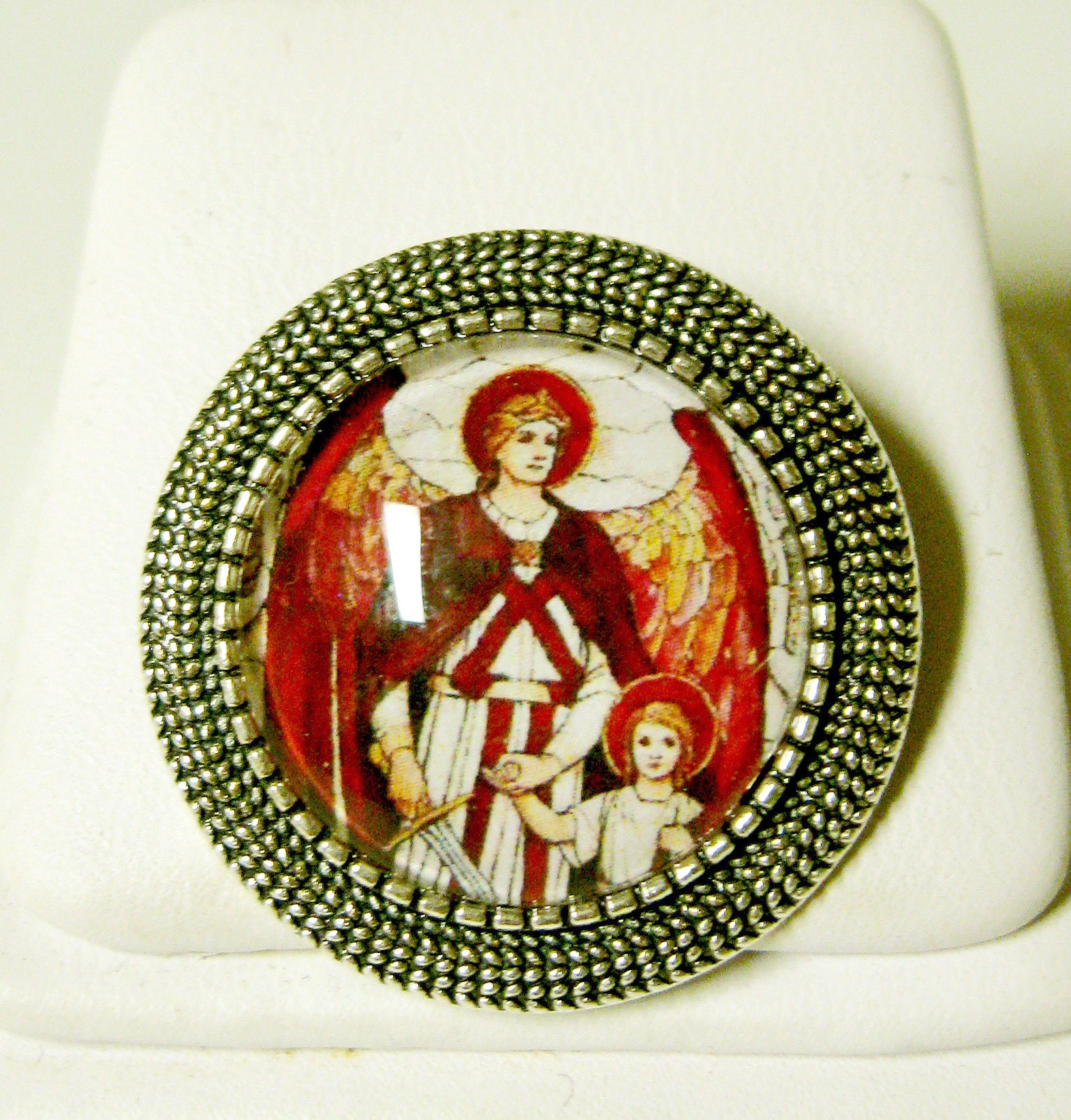 Erzengel Raphael Pin/Brosche - Br09-022 von Gwendysgems