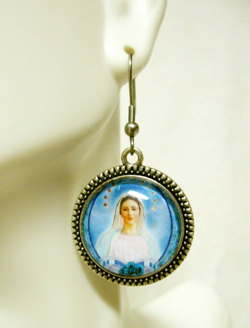 Frau Von Madjugorje Ohrringe - Ap06-194 von Gwendysgems