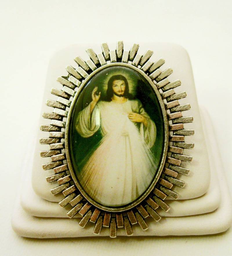 Göttliche Barmherzigkeit Wandelbare Anstecknadel - Br12-011 von Gwendysgems