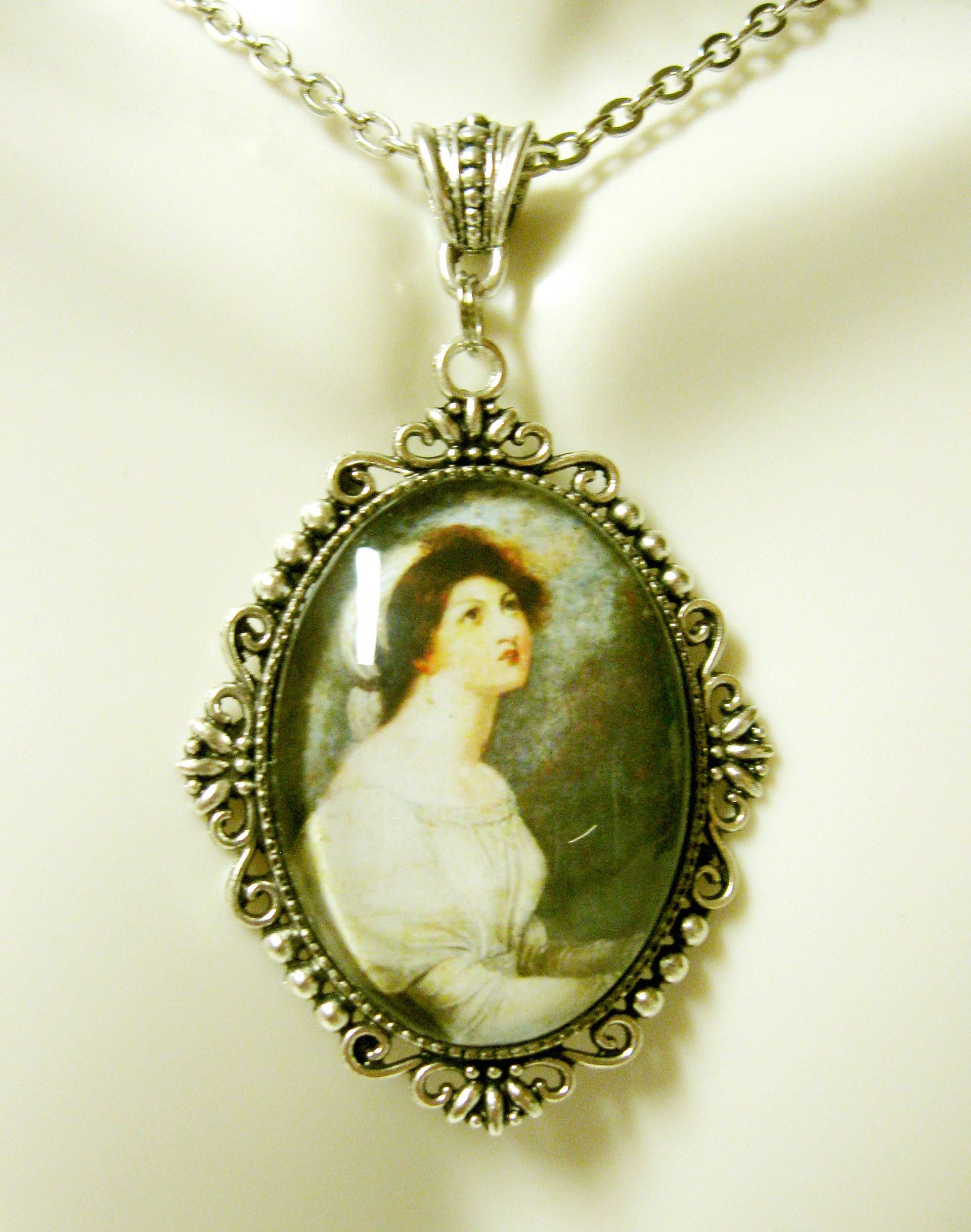 Heilige Cecelia Anhänger Und Kette - Ap09-294 von Gwendysgems
