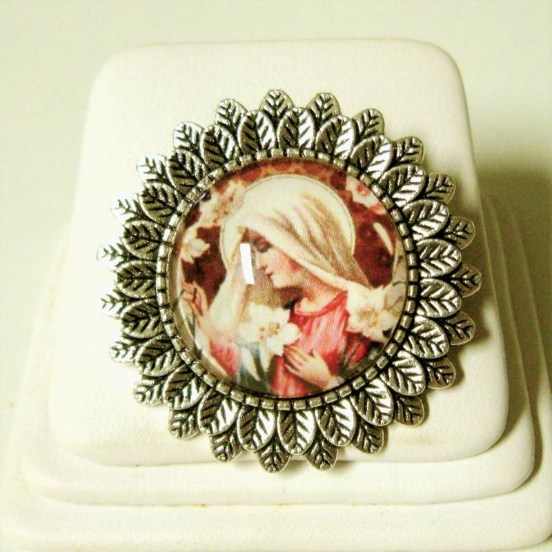 Jungfrau Der Jungfrauen Brosche/Anstecknadel - Br09-068 von Gwendysgems