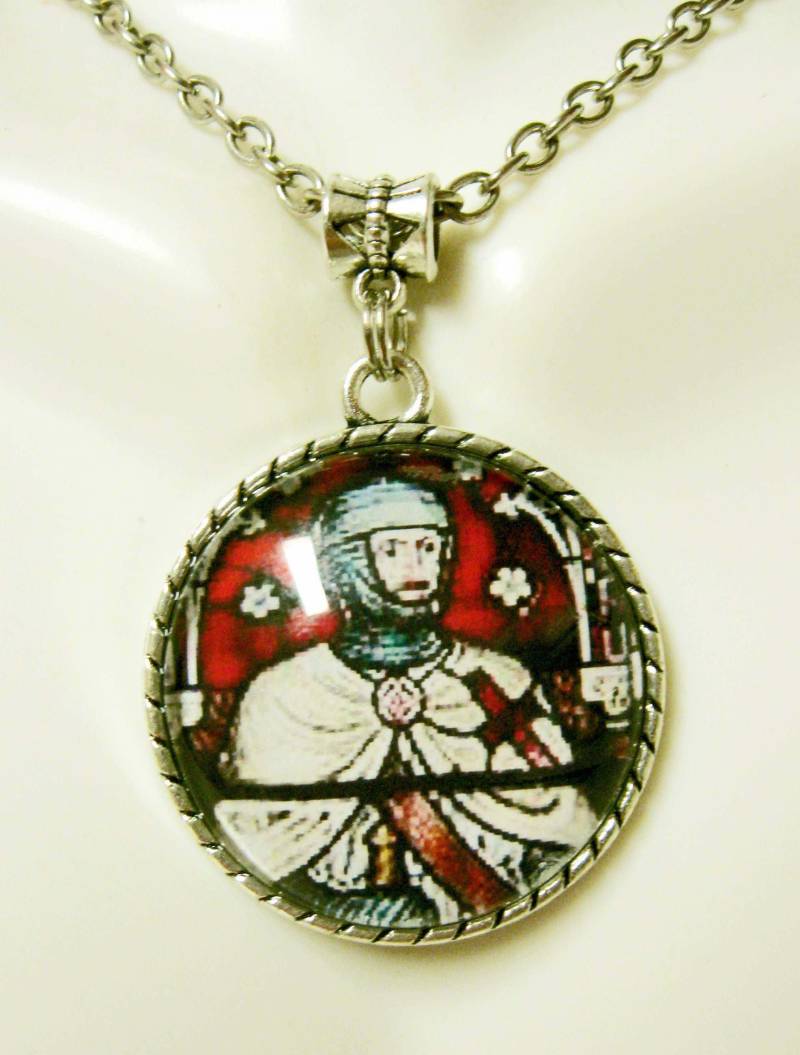 Knight Templar Anhänger Und Kette - Ap26-262 von Gwendysgems