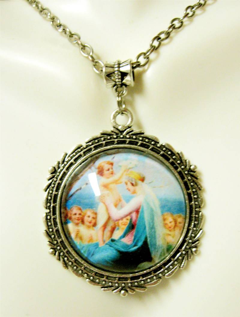 Krönung Eines Mutter-Anhängers Und Kette - Ap25-097 von Gwendysgems