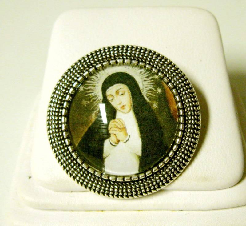 Muttergottes Der Einsamkeit Brosche/Anstecknadel - Br09-079 von Gwendysgems