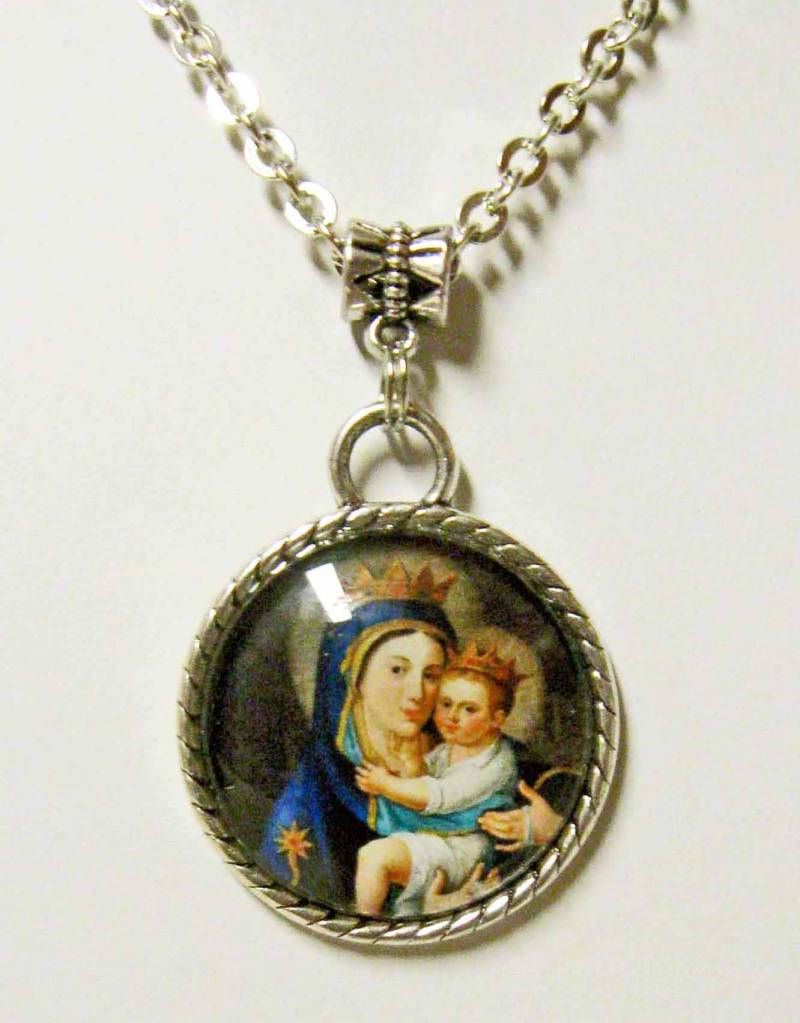 Muttergottes Vom Karmel Anhänger Und Kette - Ap05-047 von Gwendysgems