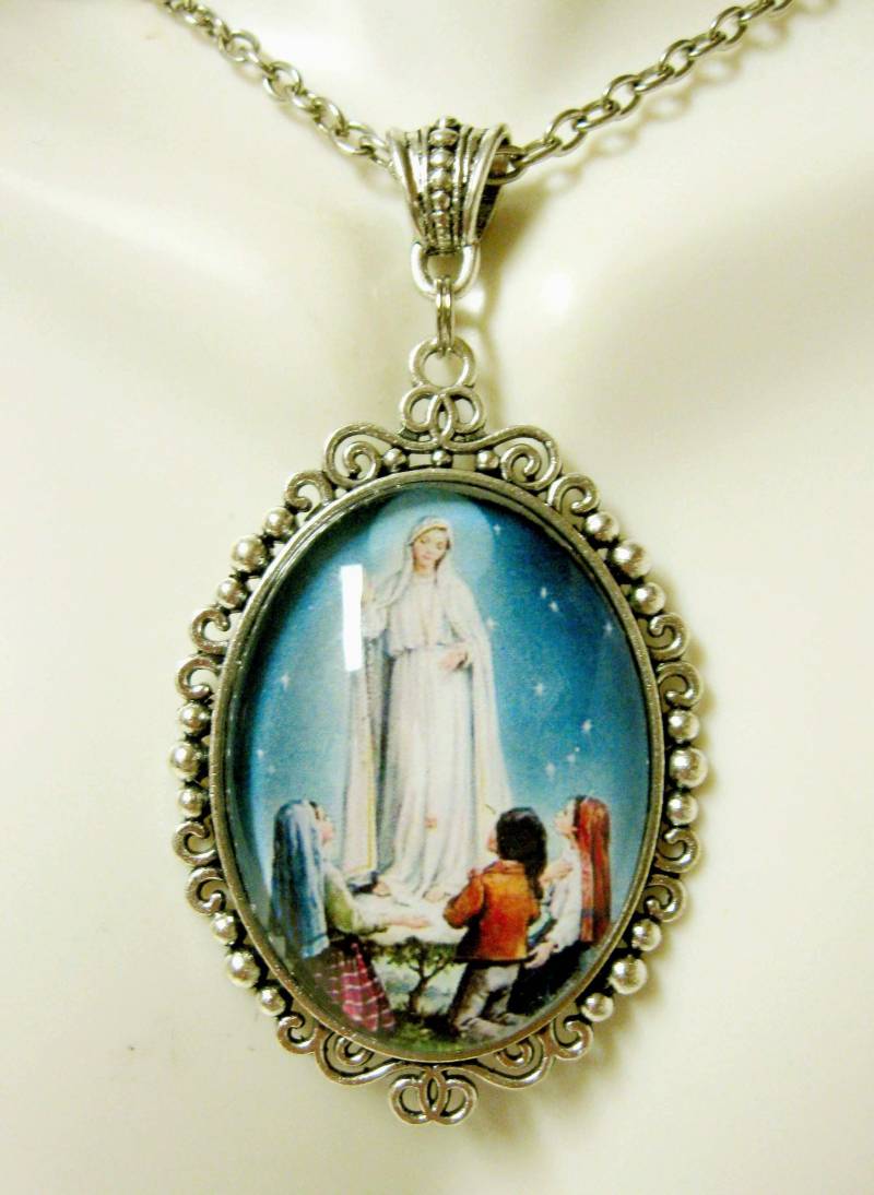Muttergottes Von Fatima Halskette - Ap09-198 von Gwendysgems