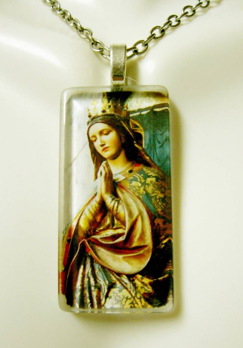 Muttergottes Von Guadalupe Anhänger Mit Kette - Go01-330 von Gwendysgems