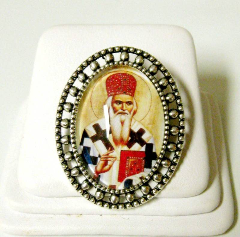 Nikolaus Brosche/Anstecknadel - Br02-018 von Gwendysgems