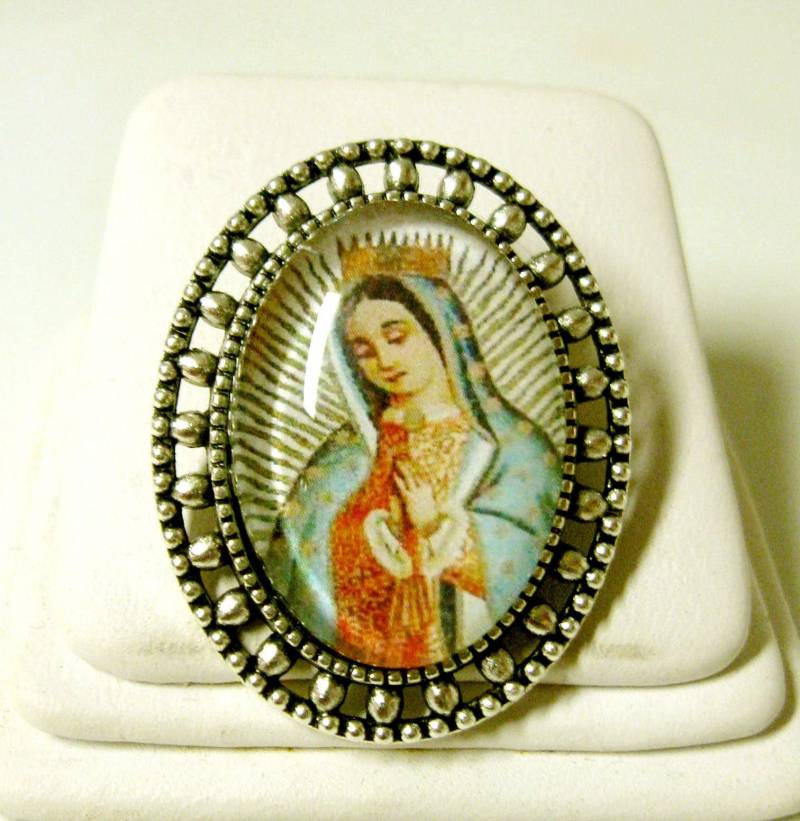 Our Lady Of Guadalupe Brosche/Anstecknadel - Br02-001 von Gwendysgems