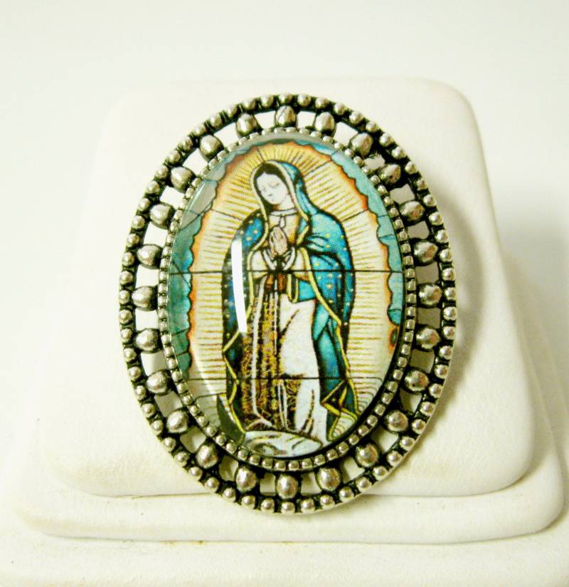 Our Lady Of Guadalupe Brosche/Anstecknadel - Br02-200 von Gwendysgems