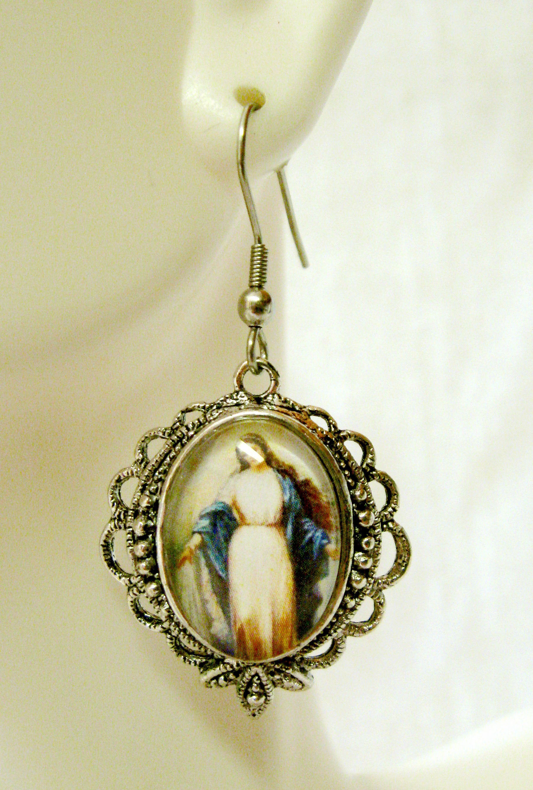 Our Lady Of The Immaculate Conception Ohrringe - Ap06-163 von Gwendysgems