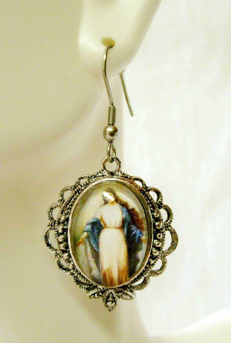 Our Lady Of The Immaculate Conception Ohrringe - Ap06-163 von Gwendysgems