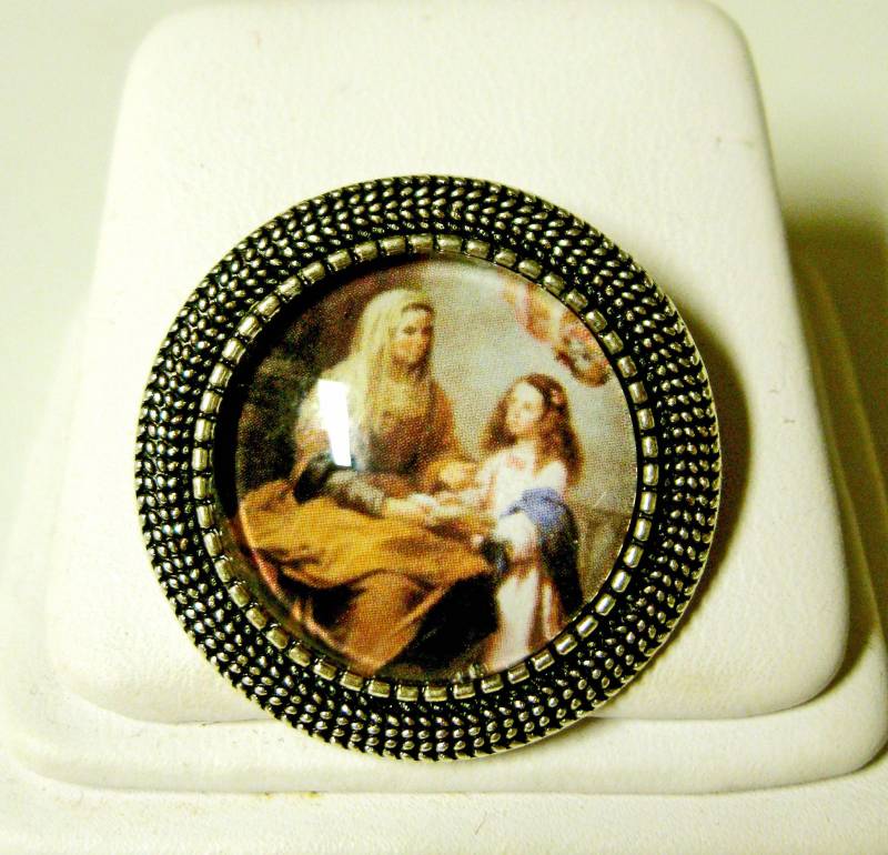 Saint Anne Anstecknadel - Br09-023 von Gwendysgems