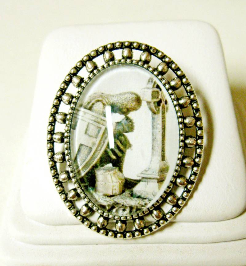 Tempelritter in Gebetsbrosche - Br02-008 von Gwendysgems