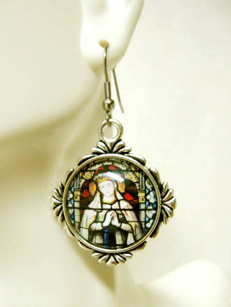 Unsere Liebe Frau Von Lourdes Ohrringe - Ap06-181 von Gwendysgems