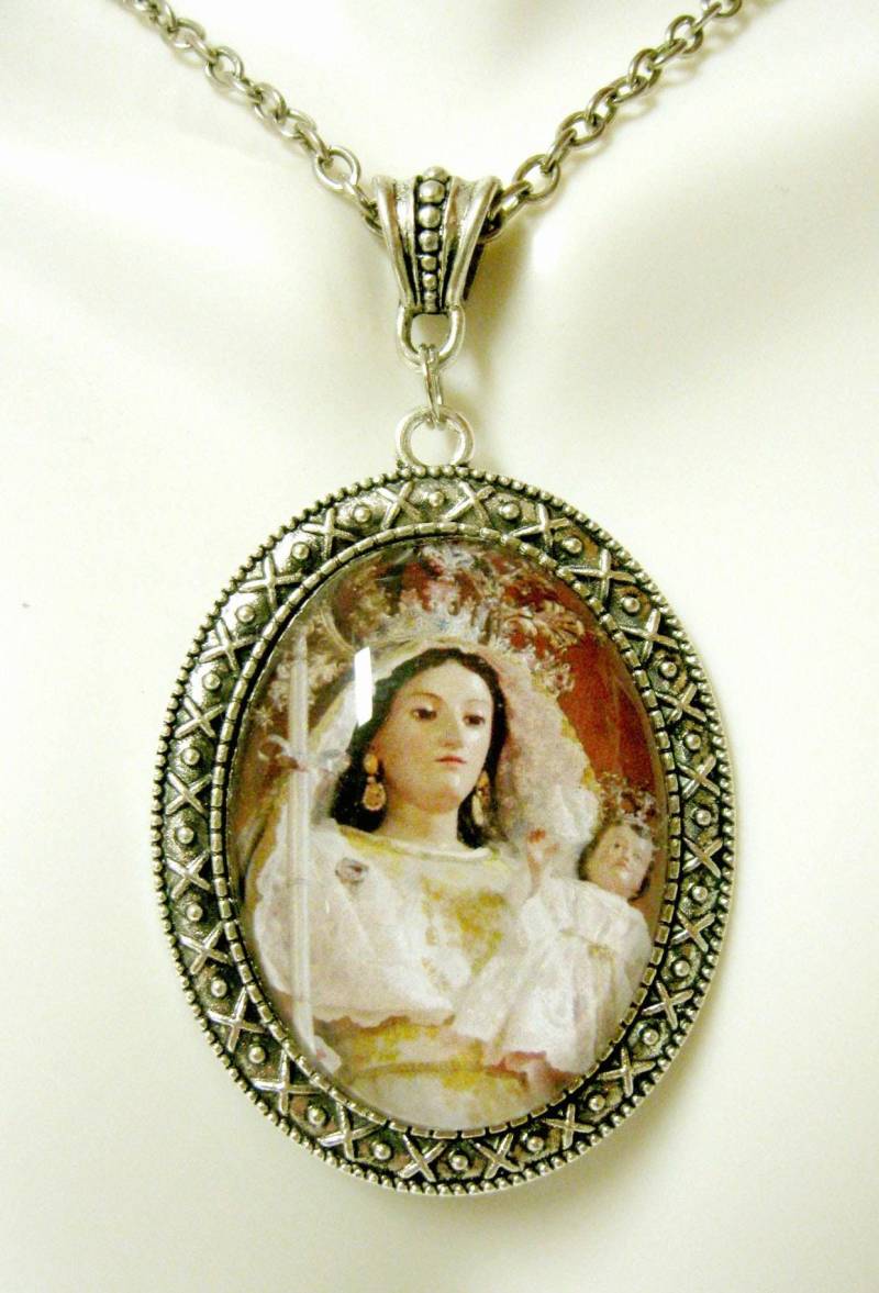 Unserer Lieben Frau Von Candelaria - Anhänger Und Kette Ap09-190 von Gwendysgems