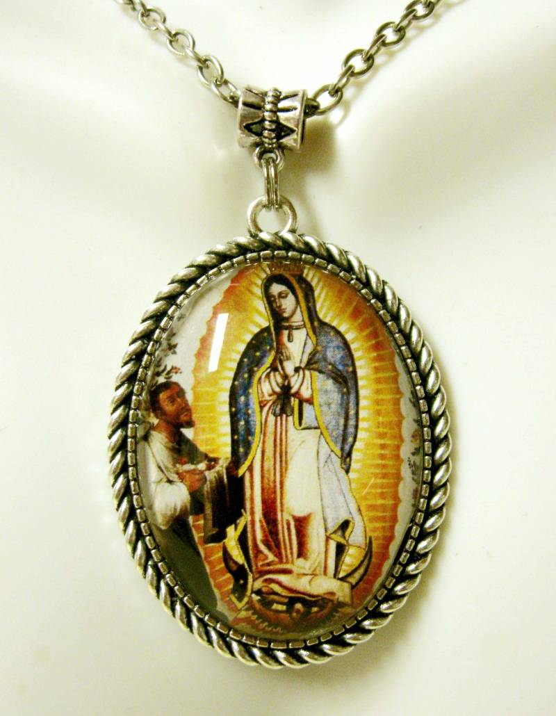 Unserer Lieben Frau Von Guadalupe Anhänger Und Kette - Ap09-402 von Gwendysgems