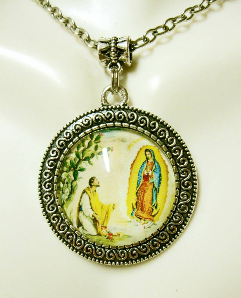 Unserer Lieben Frau Von Guadalupe Anhänger Und Kette - Ap26-064 von Gwendysgems