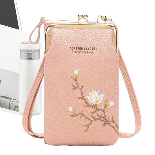 Gwtdtoad Kleine Umhängetasche,Damens Umhängetasche Mit Handyhalterung Als Geldbörse - Handytasche Satteltasche Geldbörse mit Halterung Gwtdtoad Kleine Umhängetasche,Damens Umhängetasche Mit Handyhalterung Als Geldbörse - Handytasche Satteltasche Geldbörse mit Halterung von Gwtdtoad