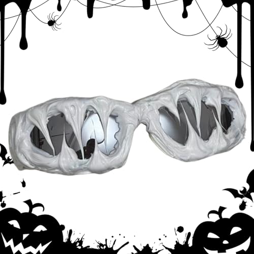 Gwtdtoad Originelle Brille, Halloween-Kostüm Sonnenbrille, Mode Dunkel Stil UV400 Schutz Unisex Jugendliche Festival Disco Gwtdtoad Originelle Brille, Halloween-Kostüm Sonnenbrille, Mode Dunkel Stil UV400 Schutz Unisex Jugendliche Festival Disco von Gwtdtoad