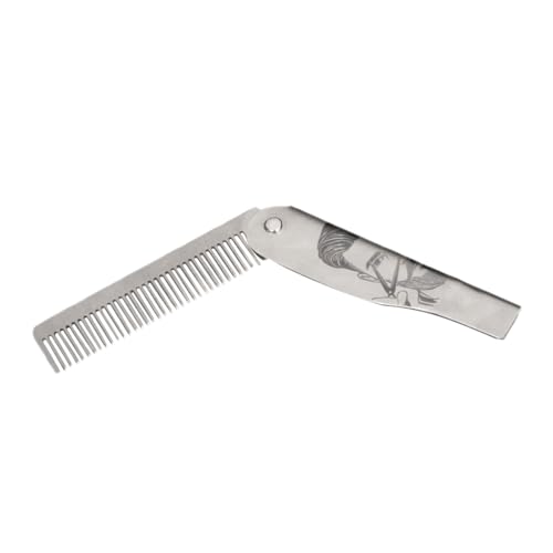 Gwtdtoad Schnurrbartkämme Für Männer | Bartbürste Für Ihn - Tragbare Klappbare Edelstahl Bürste Für Männer Pflege Reise Und Zuhause Gwtdtoad Schnurrbartkämme Für Männer | Bartbürste Für Ihn - Tragbare Klappbare Edelstahl Bürste Für Männer Pflege Reise Und Zuhause von Gwtdtoad