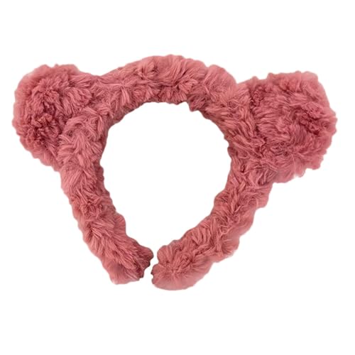 Plüsch Bärenohren Stirnband Cartoon Tier Kopfbedeckung Süße Und Niedliche Tierohren Kopfschmuck Haarschmuck Für Damen Und Mädchen,Haar-Accessoires von Gwtdtoad
