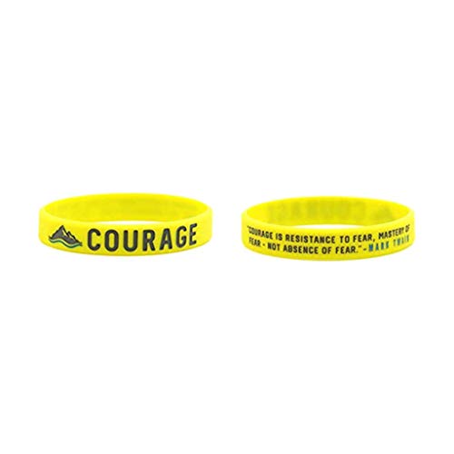 Gwxevce Motivierende Silikonkautschuk-Armbänder Inspirational Bracelet Dream Courage von Gwxevce