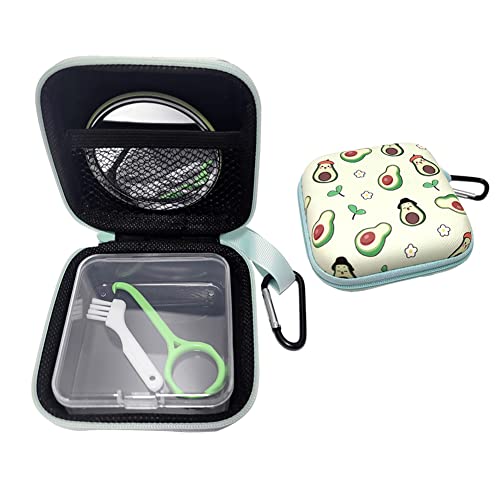 Gxamz Retainer Case Travel Aligner Case Mundschutz Box mit Clip, Organizer-Tasche, Spiegel und Entfernungswerkzeug-Set (Obst) von Gxamz