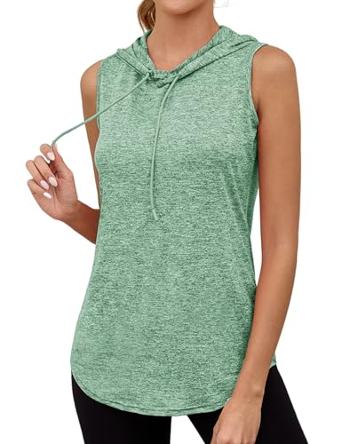 Gyabnw Damen Sport Tank Top Ärmelloses Fitness Crop Top Atmungsaktive Tanktops Open Back Zumba Shirt von Gyabnw