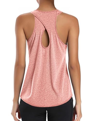 Gyabnw Damen Tank Top Sommer Sports Shirts Oberteile Frauen Open Back Tank Tops Training Fitness von Gyabnw