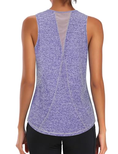 Gyabnw Tanktop Damen Sport Oberteile Laufshirt Atmungsaktiv Sportshirt Sommer Tank Top Gym Yoga Gyabnw Tanktop Damen Sport Oberteile Laufshirt Atmungsaktiv Sportshirt Sommer Tank Top Gym Yoga von Gyabnw