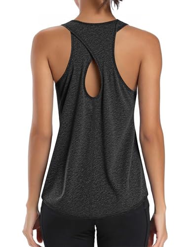 Gyabnw Yoga Sport Damen Tank Top Ärmelloses Outdoor Oberteile Sommer Fitness Tops Gym Leichte Sporttop Casual Gyabnw Yoga Sport Damen Tank Top Ärmelloses Outdoor Oberteile Sommer Fitness Tops Gym Leichte Sporttop Casual von Gyabnw